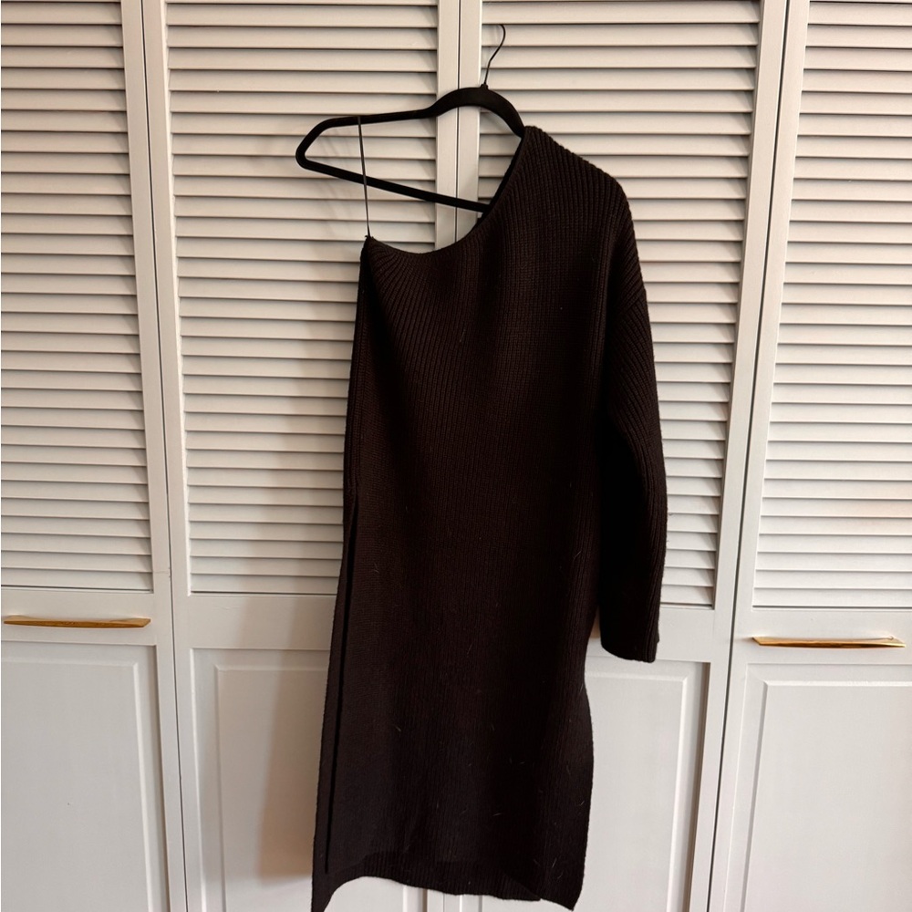 One sleeve Zara sweater dress